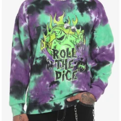 The Nightmare Before Christmas – Oogie Boogie Dice Tie-Dye Sweatshirt- SIZE M