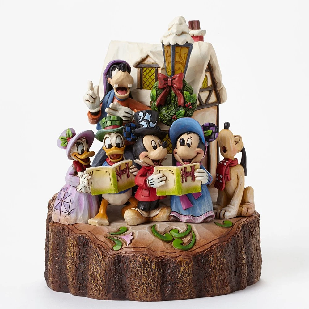 Disney Traditions Christmas Caved By Hearts – Lit Mickey Mouse & Friends Carolling, Holiday Harmony 4 Disney Traditions Christmas Caved By Hearts – Lit Mickey Mouse & Friends Carolling, Holiday Harmony - Image 4