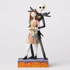 JIM SHORE DISNEY TRADITIONS – THE NIGHTMARE BEFORE CHRISTMAS JACK AND SALLY FATED ROMANCE FIGURINE