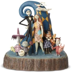 JIM SHORE DISNEY TRADITIONS – THE NIGHTMARE BEFORE CHRISTMAS CARVED BY HEART FIGURINE