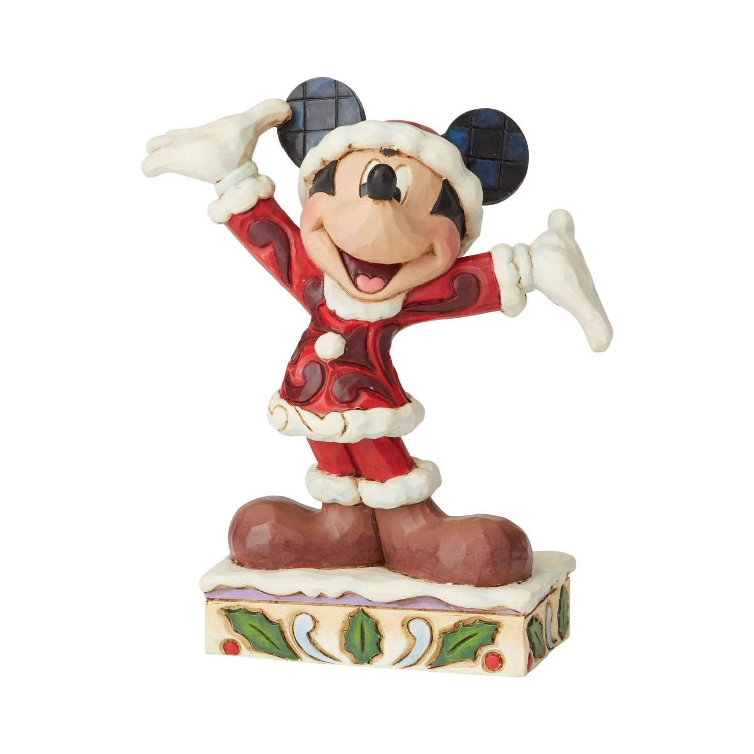 JIM SHORE DISNEY TRADITIONS – Christmas Mickey Mouse 2 JIM SHORE DISNEY TRADITIONS – Christmas Mickey Mouse - Image 2