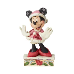 JIM SHORE DISNEY TRADITIONS – Christmas Minnie Mouse