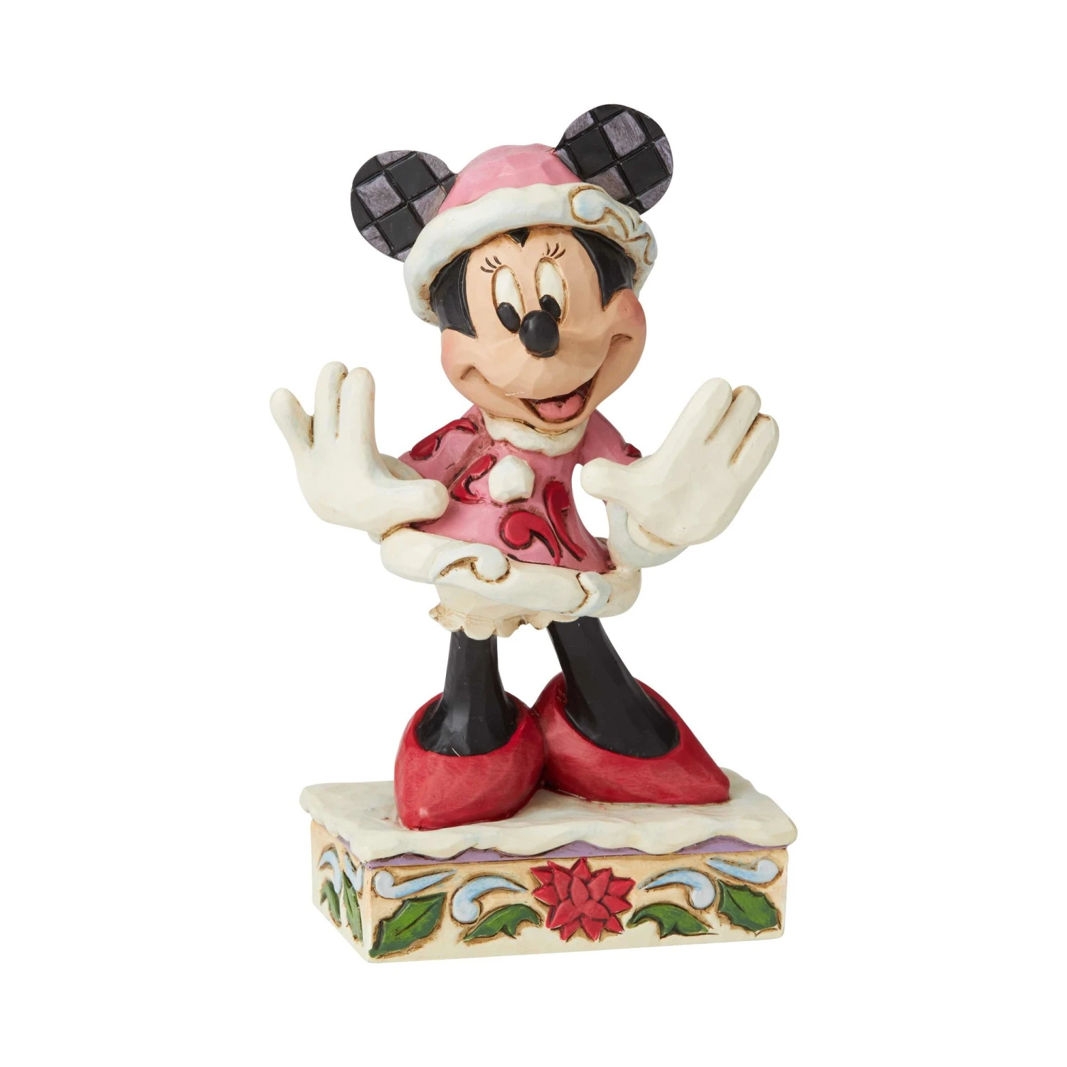 JIM SHORE DISNEY TRADITIONS – Christmas Minnie Mouse 2 JIM SHORE DISNEY TRADITIONS – Christmas Minnie Mouse - Image 2