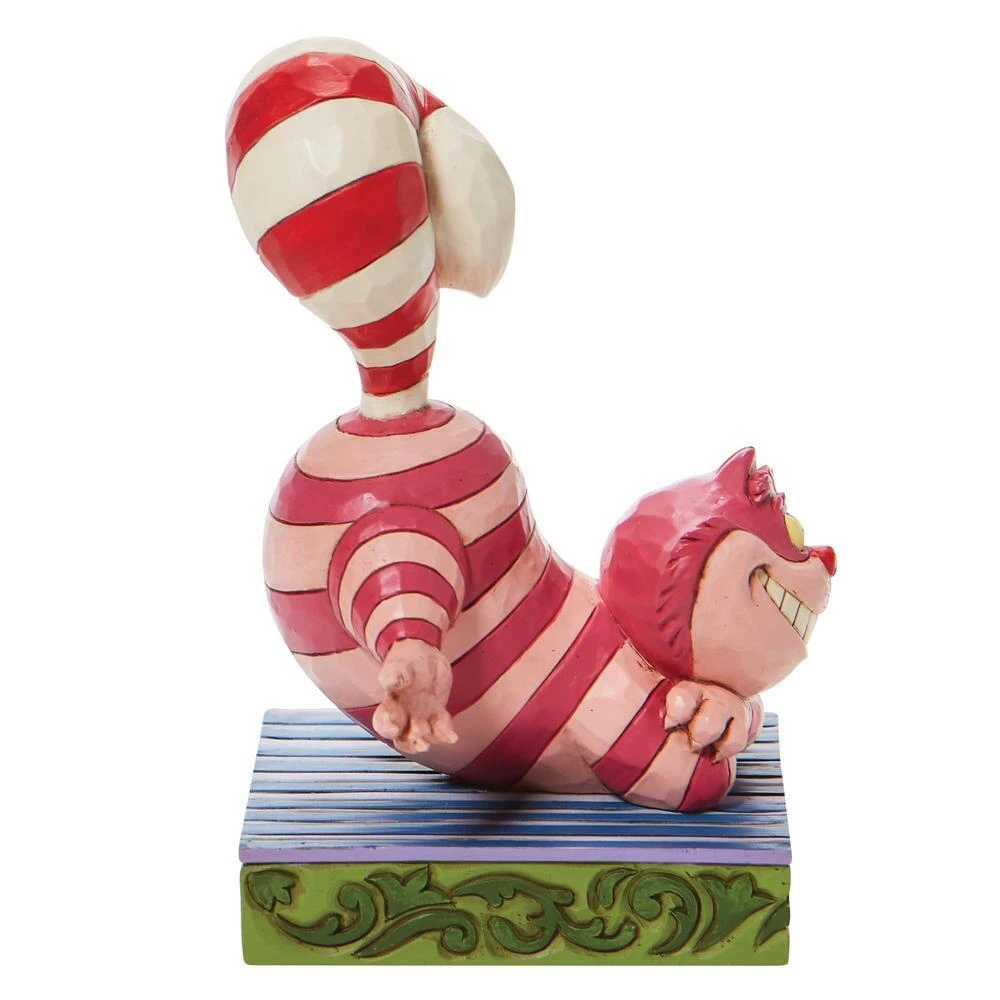 Disney Traditions Christmas Cheshire Cat – Candy Cane Cheer 2 Disney Traditions Christmas Cheshire Cat – Candy Cane Cheer - Image 2