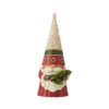 JIM SHORE HEARTWOOD CREEK CHRISTMAS GNOMES – GNOME HOLDING HOLLY