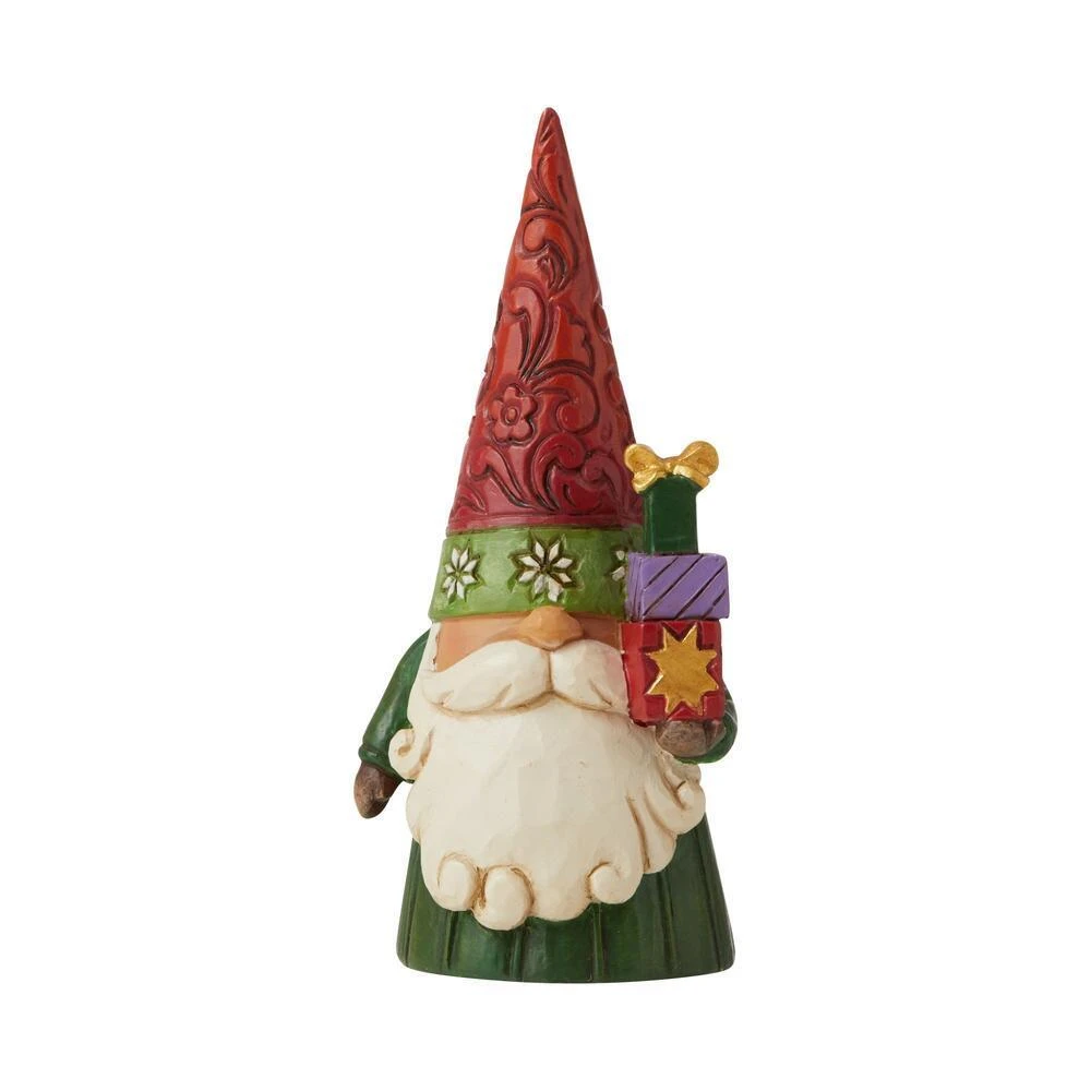 JIM SHORE HEARTWOOD CREEK CHRISTMAS GNOMES – GNOME HOLDING GIFTS 1 JIM SHORE HEARTWOOD CREEK CHRISTMAS GNOMES – GNOME HOLDING GIFTS
