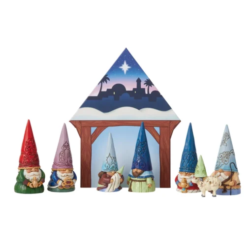 Jim Shore Heartwood Creek – Christmas Gnome Navitiy Set Of 8 2 Jim Shore Heartwood Creek – Christmas Gnome Navitiy Set Of 8 -Christmas Goods Shop 6009346