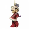 Disney Traditions Christmas Sugar Coated Minnie Mouse Hanging Ornament