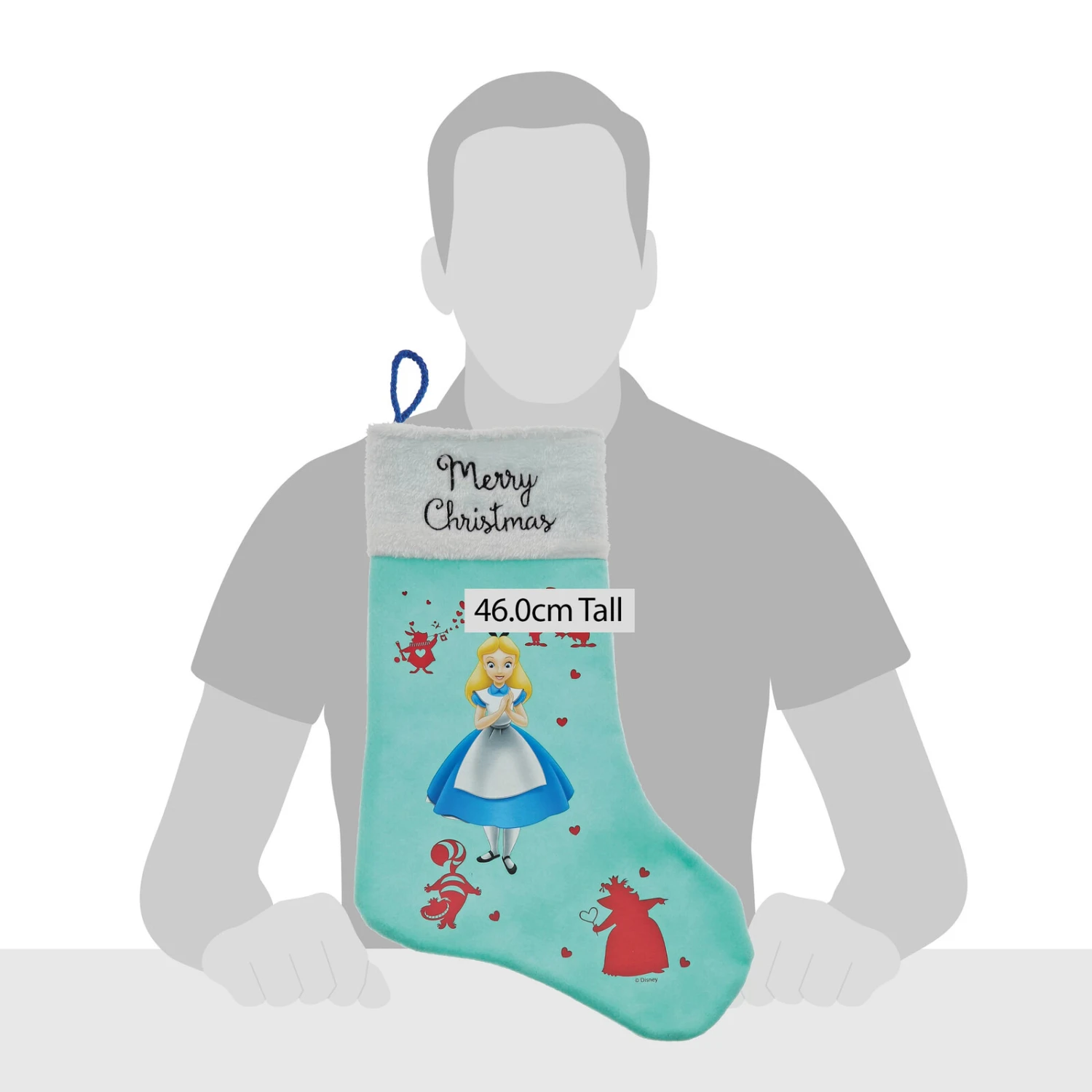 Enchanting Disney – 47cm/18.5″ Alice Christmas Stocking 2 Enchanting Disney – 47cm/18.5″ Alice Christmas Stocking - Image 2