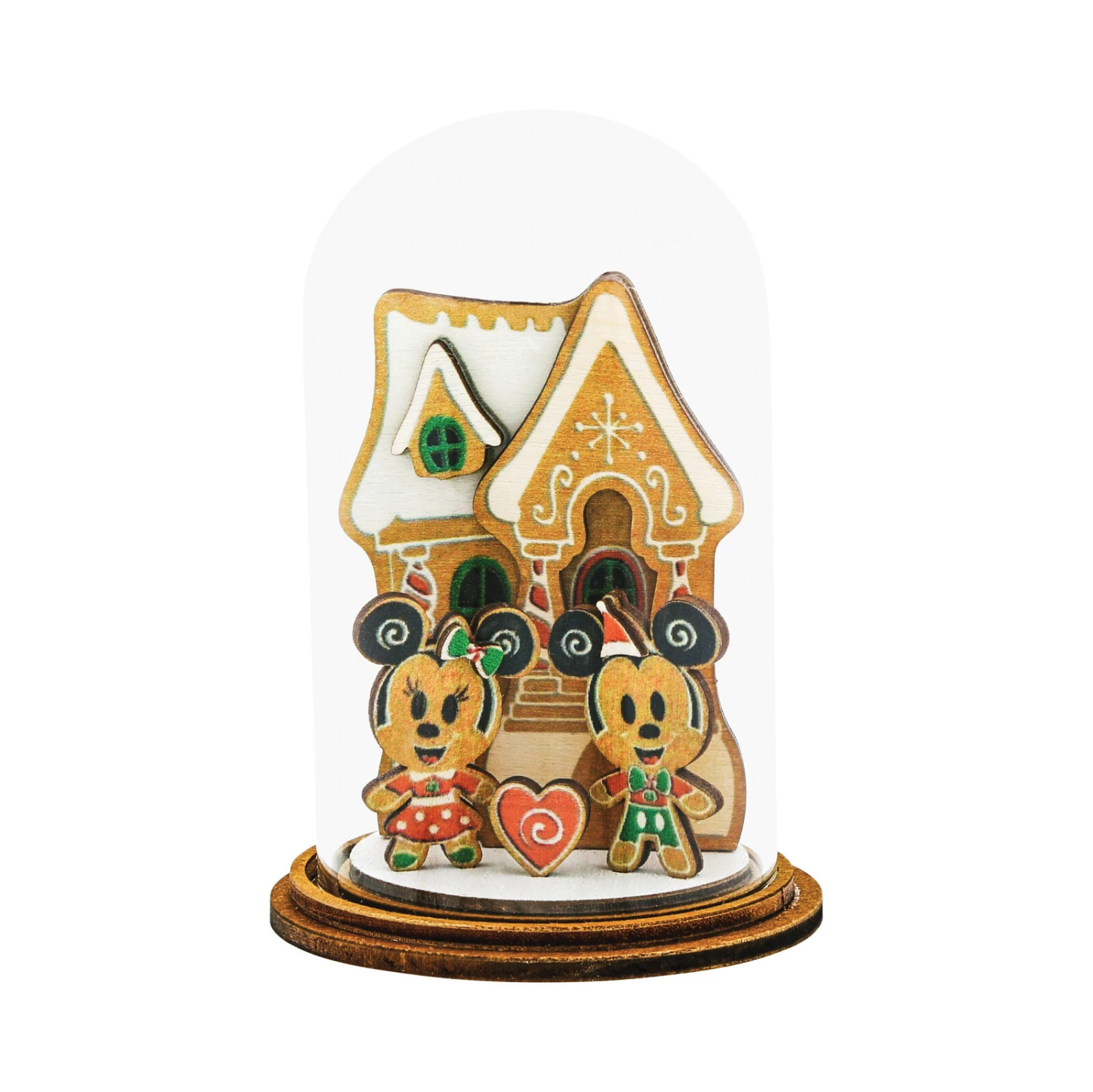 Disney Enchanting – Mickey & Minnie Christmas Gringerbread House Dome 1 Disney Enchanting – Mickey & Minnie Christmas Gringerbread House Dome