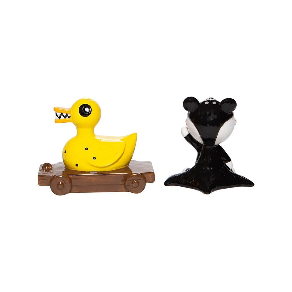 DISNEY NIGHTMARE BEFORE CHRISTMAS SALT & PEPPER SHAKER SET: SCARY TEDDY & KILLER DUCK 2 DISNEY NIGHTMARE BEFORE CHRISTMAS SALT & PEPPER SHAKER SET: SCARY TEDDY & KILLER DUCK - Image 2