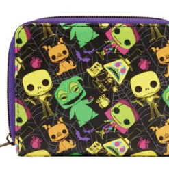 Funko – The Nightmare Before Christmas – Blacklight Zip Around Wallet