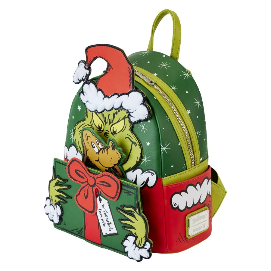 Loungefly – Dr. Seuss’ How The Grinch Stole Christmas! Santa Cosplay Mini Backpack 5 Loungefly – Dr. Seuss’ How The Grinch Stole Christmas! Santa Cosplay Mini Backpack - Image 5