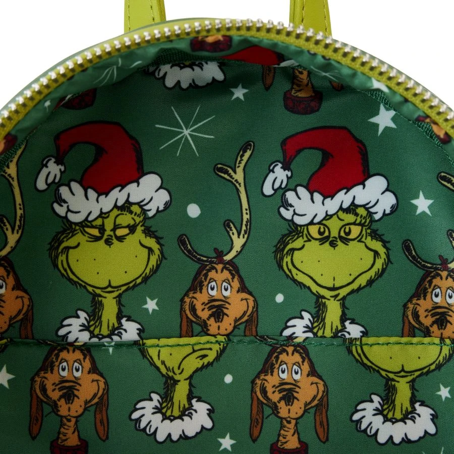 Loungefly – Dr. Seuss’ How The Grinch Stole Christmas! Santa Cosplay Mini Backpack 2 Loungefly – Dr. Seuss’ How The Grinch Stole Christmas! Santa Cosplay Mini Backpack - Image 2