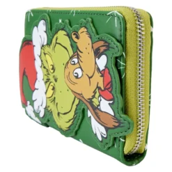 Loungefly – Dr. Seuss’ How The Grinch Stole Christmas! Santa Cosplay Zip Around Wallet 7 Loungefly – Dr. Seuss’ How The Grinch Stole Christmas! Santa Cosplay Zip Around Wallet -Christmas Goods Shop LOUDSSWA0019 DrSeuss Santa Grinch Max Zip Around Wallet 02