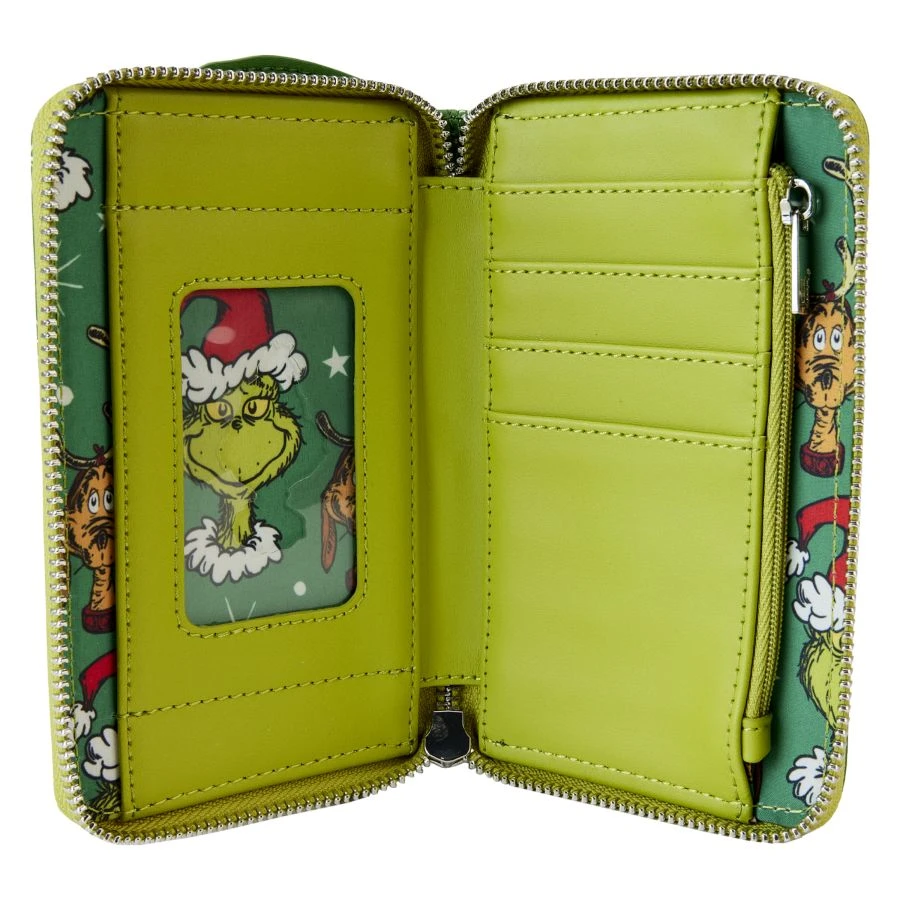 Loungefly – Dr. Seuss’ How The Grinch Stole Christmas! Santa Cosplay Zip Around Wallet 2 Loungefly – Dr. Seuss’ How The Grinch Stole Christmas! Santa Cosplay Zip Around Wallet - Image 2