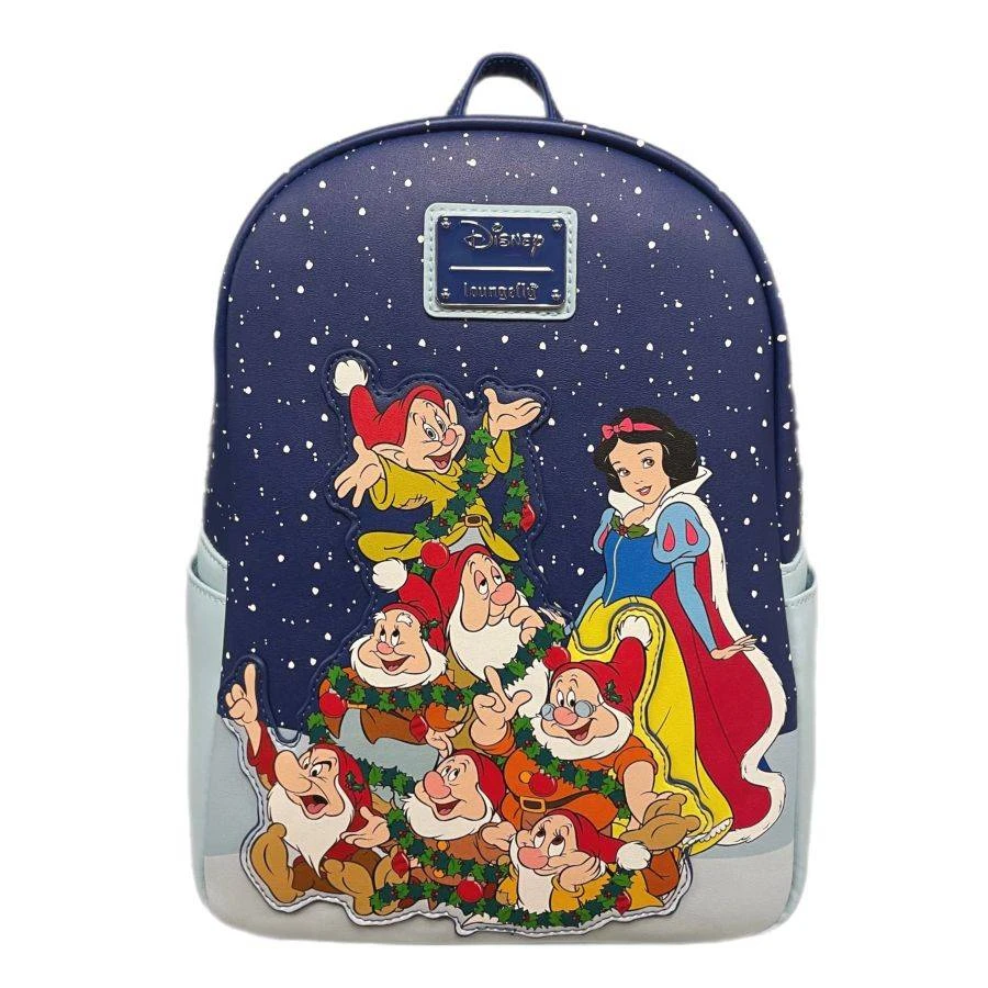 Loungefly- Disney – Snow White (1937) – Dwarfs Christmas US Exclusive Backpack 1 Loungefly- Disney – Snow White (1937) – Dwarfs Christmas US Exclusive Backpack