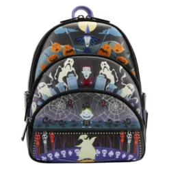 Loungefly – The Nightmare Before Christmas – Oogie Boogie Glow Triple Pocket Mini Backpack