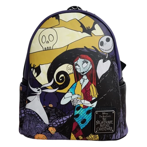 Loungefly – Nightmare Before Christmas – Jack & Sally US Exclusive Mini Backpack 6 Loungefly – Nightmare Before Christmas – Jack & Sally US Exclusive Mini Backpack -Christmas Goods Shop LOUWDBK2950 NBX Jack Sally Backpack 01