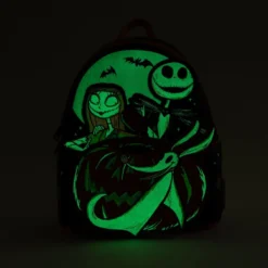 Loungefly – Disney- The Nightmare Before Christmas – Disney 100 Halloween US Exclusive Glow Mini Backpack 11 Loungefly – Disney- The Nightmare Before Christmas – Disney 100 Halloween US Exclusive Glow Mini Backpack -Christmas Goods Shop LOUWDBK3305 NBX D100 Halloween Mini Backpack 02