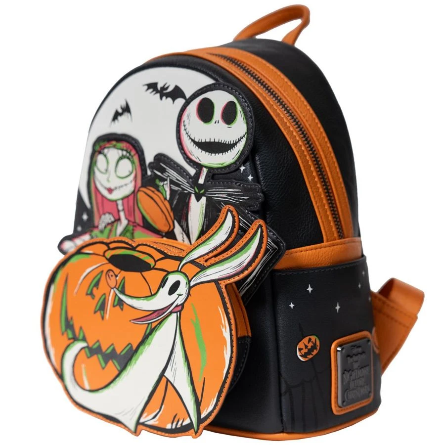 Loungefly – Disney- The Nightmare Before Christmas – Disney 100 Halloween US Exclusive Glow Mini Backpack 5 Loungefly – Disney- The Nightmare Before Christmas – Disney 100 Halloween US Exclusive Glow Mini Backpack - Image 5
