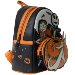 Loungefly – Disney- The Nightmare Before Christmas – Disney 100 Halloween US Exclusive Glow Mini Backpack 9 Loungefly – Disney- The Nightmare Before Christmas – Disney 100 Halloween US Exclusive Glow Mini Backpack -Christmas Goods Shop LOUWDBK3305 NBX D100 Halloween Mini Backpack 04