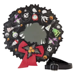 Loungefly – Disney – Nightmare Before Christmas – Wreath String Lights Glow Crossbody