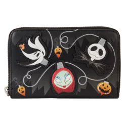 Loungefly – Disney – Nightmare Before Christmas – Tree String Lights Glow Zip Around Wallet