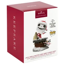 2023 HALLMARK KEEPSAKE ORNAMENT – Disney Tim Burton’s The Nightmare Before Christmas Jack Skellington And Zero Funko Pop! -Christmas Goods Shop QXD6709 171 scaled 1