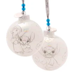 DISNEY 100 CHRISTMAS BAUBLES CLASSIC CHARACTERS (SET OF 4) -Christmas Goods Shop WDI2032 1