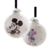 DISNEY 100 CHRISTMAS GLASS BAUBLE MICKEY MOUSE