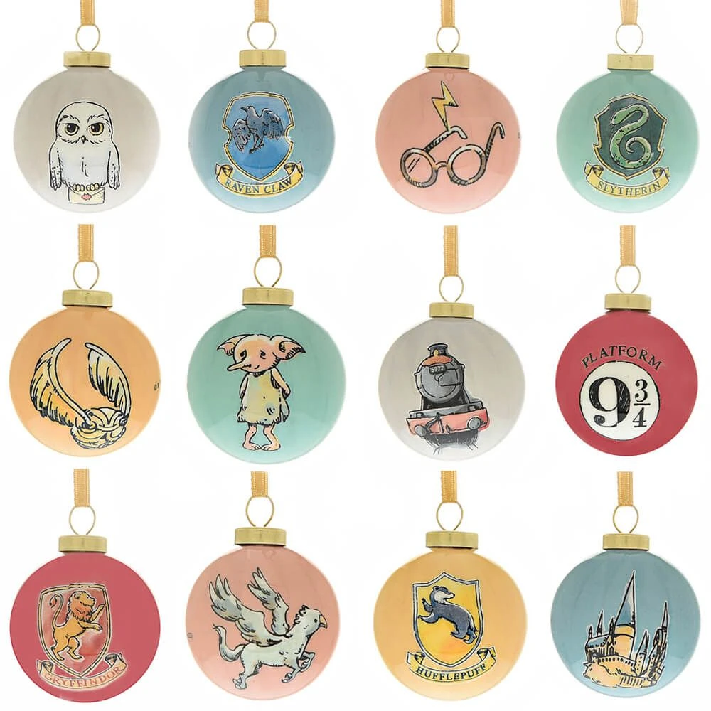 HARRY POTTER CHRISTMAS: CHARMS MINI BAUBLES (SET OF 12) 1 HARRY POTTER CHRISTMAS: CHARMS MINI BAUBLES (SET OF 12)