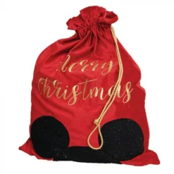 Disney Christmas Velvet Gift Sack – Mickey Mouse