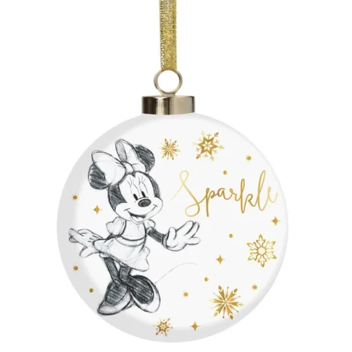 Disney Christmas Bauble – Minnie Mouse – Sparkle 6 Disney Christmas Bauble – Minnie Mouse – Sparkle -Christmas Goods Shop WDXM8630