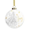 Disney Christmas Bauble – Beauty And The Beast – Belle – Joy
