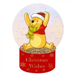 WINNIE THE POOH CHRISTMAS: SNOW GLOBE POOH ‘CHRISTMAS WISHES’