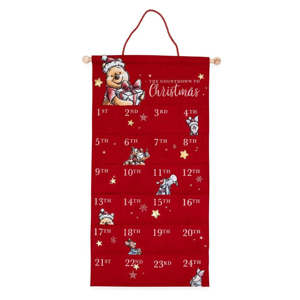 DISNEY WINNIE THE POOH CHRISTMAS: FABRIC ADVENT CALENDAR 1 DISNEY WINNIE THE POOH CHRISTMAS: FABRIC ADVENT CALENDAR