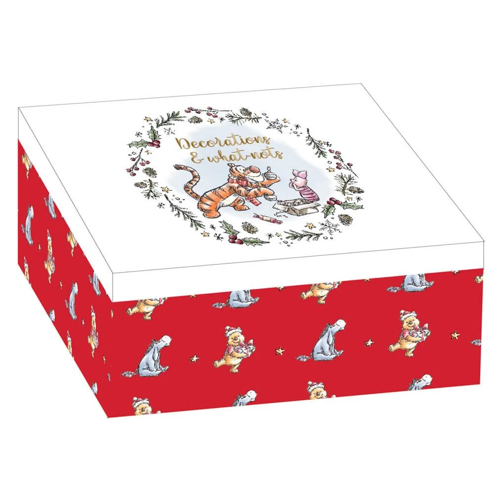 DISNEY WINNIE THE POOH CHRISTMAS: STORAGE BOX ‘DECORATIONS & WHATNOTS’ 1 DISNEY WINNIE THE POOH CHRISTMAS: STORAGE BOX ‘DECORATIONS & WHATNOTS’