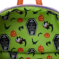Loungefly – Disney- The Nightmare Before Christmas – Scary Teddy Present Glow In The Dark Mini Backpack -Christmas Goods Shop wdbk3280 lfdisneynightmarebeforechristmasscaryteddypresentminibackpack2845inside